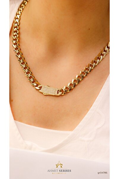 Ahmet Serbes Kuyumculuk Taşlı Gurmet Altın Kolye