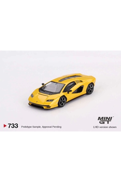 mini gt 1/64 Lamborghini Countach LPI 800-4 New Giallo Orion MGT00733