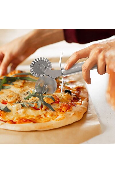 shumee Double steel wheel for dough and pasta, 4 cm