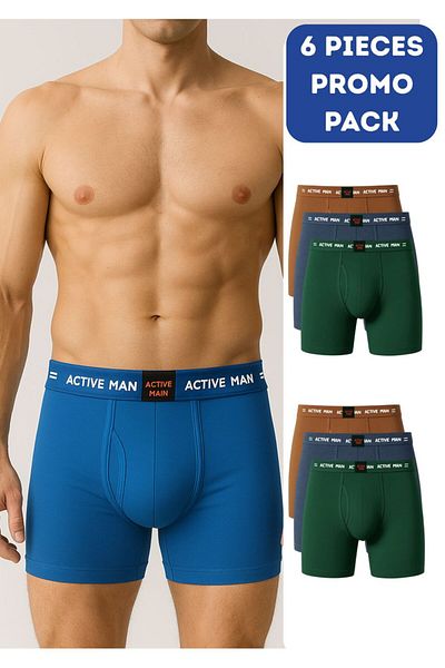 style iconic 6-Piece Boxer Briefs Promo Pack – Comfort, Style & Everyday Performance