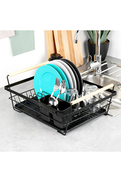 shumee Black dish drainer 45x33x18 cm
