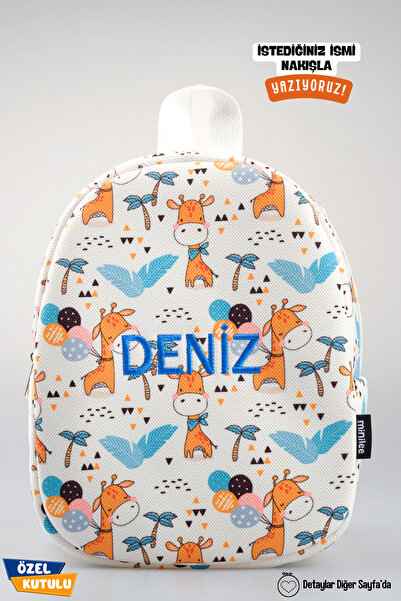Minilee [İSTEDİĞİNİZ İSMİ NAKIŞLA YAZIYORUZ] - Sevimli Zürafalar 0-8 Yaş - An...