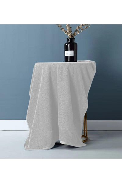 MAXQON 8-Pieces Towel Set - 100% Cotton 600 GSM, Highly Absorbent Super Durable, Color-White