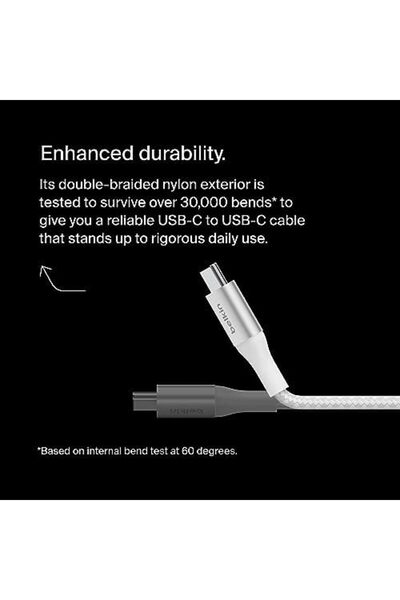 Belkin BoostCharge USB-C to USB-C Power charger cable, USB-IF certified fast charging cable with 240