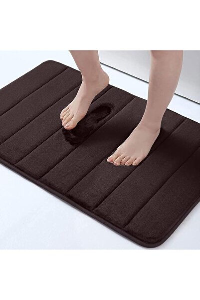 Generic سجادة حمام من إسفنج ميموري فوم من بوغندا، ناعمة للغاية وغير قابلة للا...