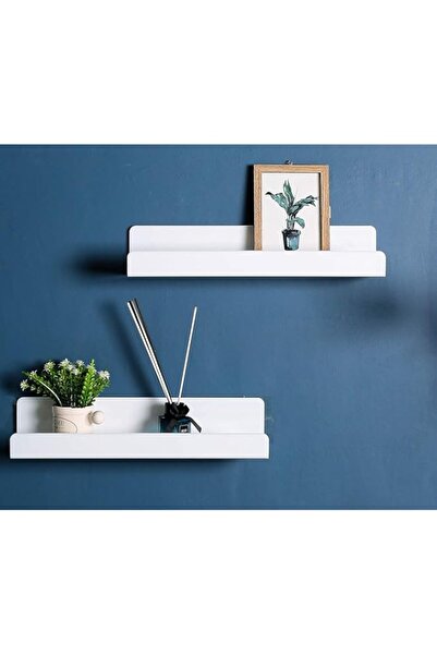 Generic NALACAL White Acrylic Floating Shelves Display Ledge,15 Inch Wall Mou...