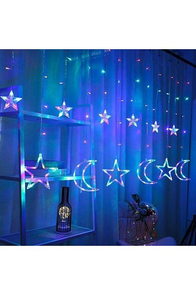 Generic Stars And Moon LED Light Multicolour 3meter