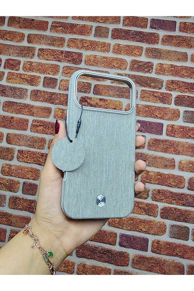 AİRB Jean Denim Case with Magsafe Feature for iPhone 17 Promax