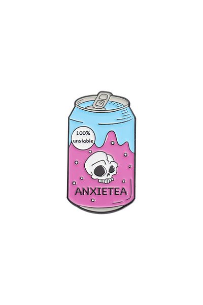 Choice Style 18 Mental Health Series Enamel Pins Social Anxiety Psychology Awareness Quotes Metal Badge Who