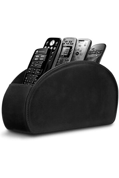 Generic FACAICAI Remote Control Holder with 5 Compartments,Pu Leather Office ...