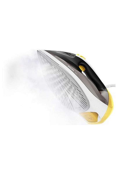 Philips Fier de calcat Azur GC4537/80, Talpa SteamGlide, 2400W (Negru/Alb)