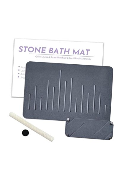 Generic Enkis - Stone Bath Mat, All Natural Diatomaceous Quick Drying Mat, 39...