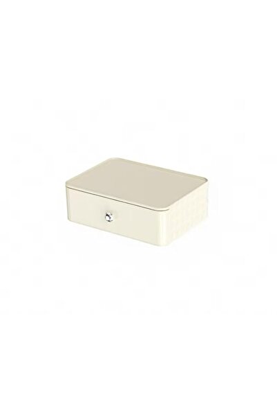 Generic Beige/white Storage Drawer Organizer - Diamond Pattern Storage Box, 2...