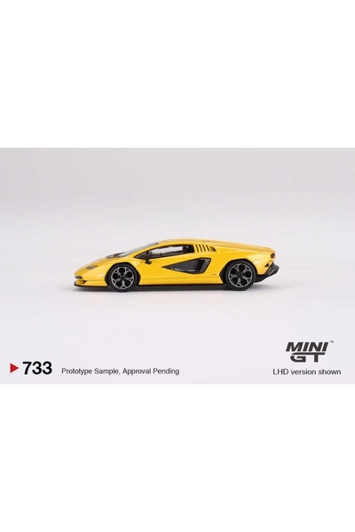 mini gt 1/64 Lamborghini Countach LPI 800-4 New Giallo Orion MGT00733