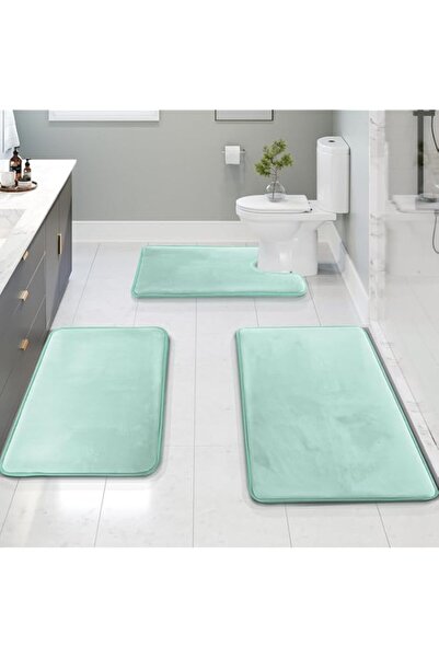 Generic سجادة حمام كلارا كلارك المصنوعة من إسفنج الذاكرة فائقة النعومة وغير ق...