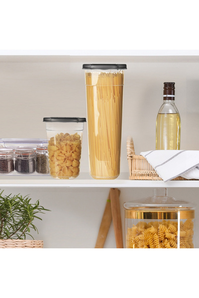 shumee Bulk container with dispenser, grey, 3.2 l