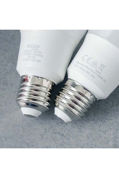 Generic دانوب هوم ميلانو، طقم لمبات LED، ٩ واط، E-27، ٤٠٠٠ كلفن | لمبات إضاءة موفرة للطاقة