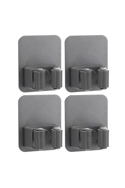 Generic JZS 4PCS Broom and Mop Holder, Heavy Duty Garden Tool Organizer Rack ...