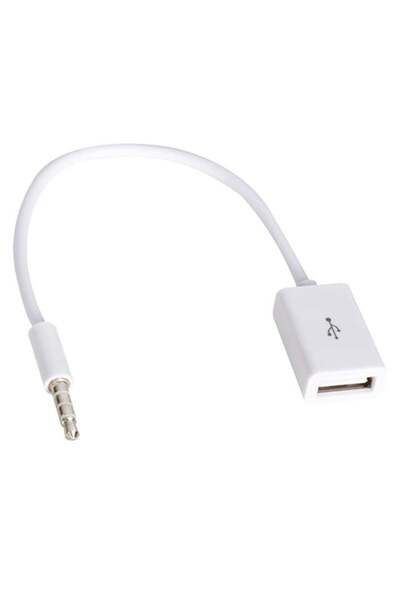AyrStore Powermaster Usb Dişi To Aux Stereo 3 Boğumlu Kablo