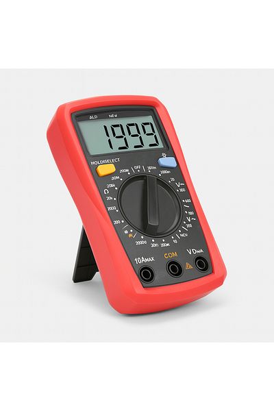 Badem10 Palm Size Palm Digital Multimeter Electrical Measure Instrument Tool Ammeter Resistance Current Voltage Meter