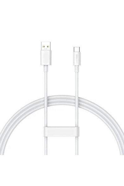 Gear Cablu de alimentare de date USB la tip C 65W, Turbo, 1m, Silicon Flex, Arctic Snow