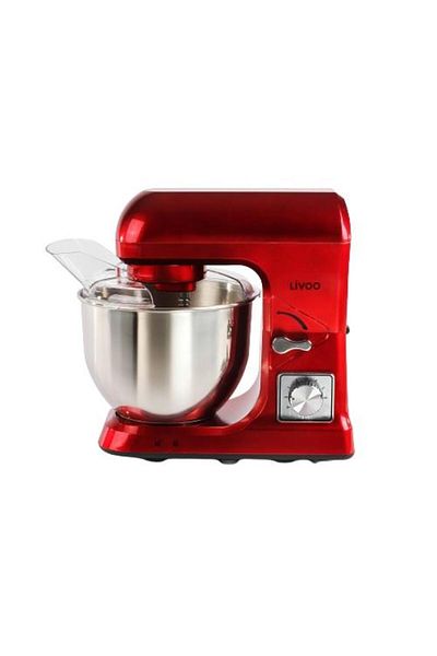 LİVOO Mixer Planetar Profesional DOP190R, 1000 W, 5 L (Red)