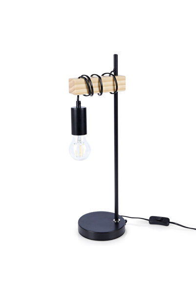 shumee Lampă de masă neagră 51 cm