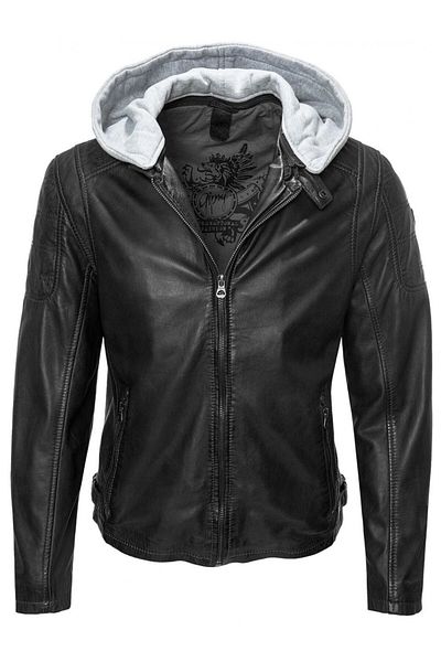 mauritius Men's Gipsy Black Rylo Leather Jacket S