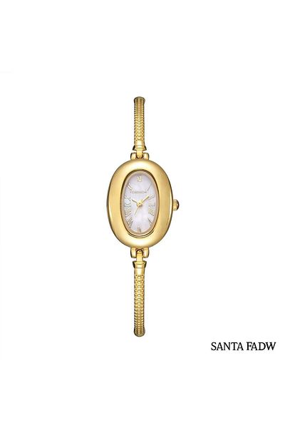 marvina Santa Fado Women's Watch, Gold, Grey Dial