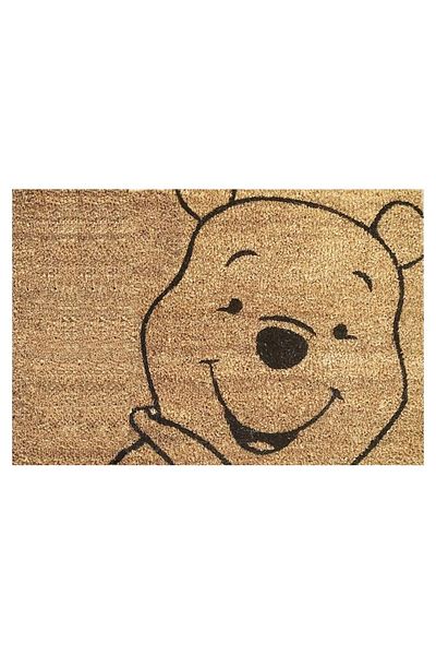 Disney Disney entrance mat, non-slip, coconut fiber, Winnie the Pooh, 60 x 40 x 1.5 cm