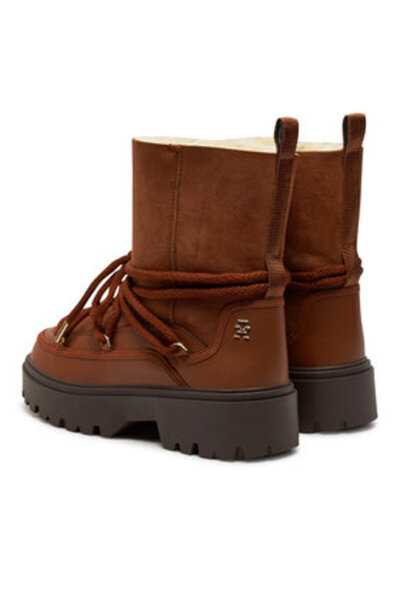 Tommy Hilfiger Ghete de zăpadă pentru femei FW0FW08085 maro