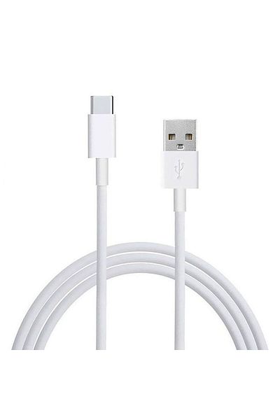 Gear Cablu de alimentare de date USB la tip C, 2A, compatibil, 480 Mbps, 1 m, Arctic Snow