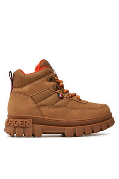 Tommy Hilfiger Boy's Ankle Boots T3X5-33707-1492524 Brown