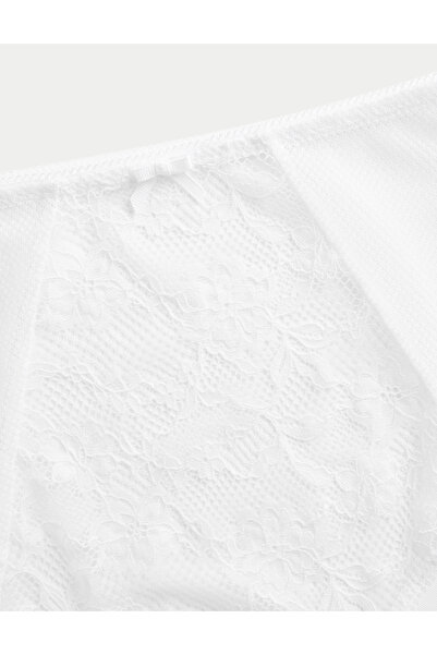 Marks & Spencer 3’lü Flexifit Dantel Yüksek Bel Şort Külot Seti