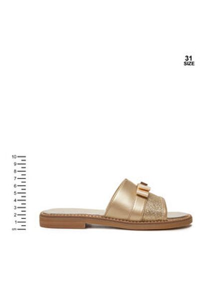 Tommy Hilfiger Girls Flip-Flops T4A2-33942-0572514 Gold