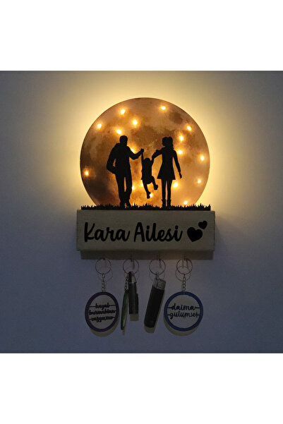 Genel Markalar Led Işıklı Pleksi Dolunay Kişiselleştirilebilir Biblo Valeri Ç...