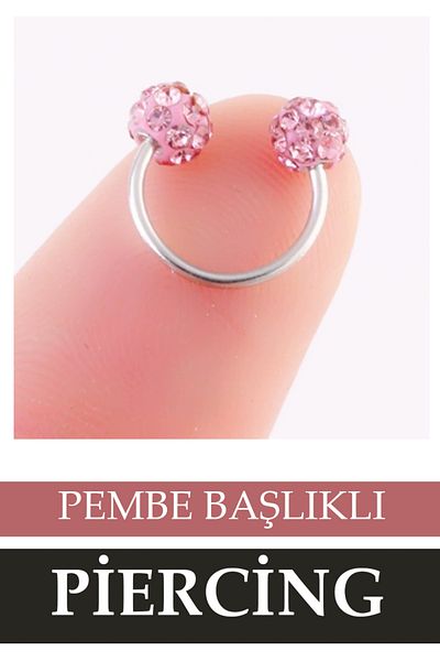 Nehir 316l Tarnish-Free Surgical Steel Crystal Stone Cartilage Lip Nose Septum Tragus Piercing Tiny Size