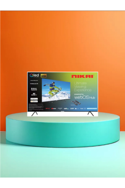 Nikai تلفزيون أندرويد ذكي عالي الدقة بالكامل LED مقاس 50 بوصة | رقم الموديل NTV5000SLED/NTV5000SLED3