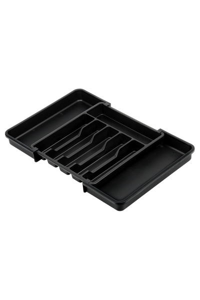 shumee Extendable cutlery drawer black 33-56.5x37.5 cm