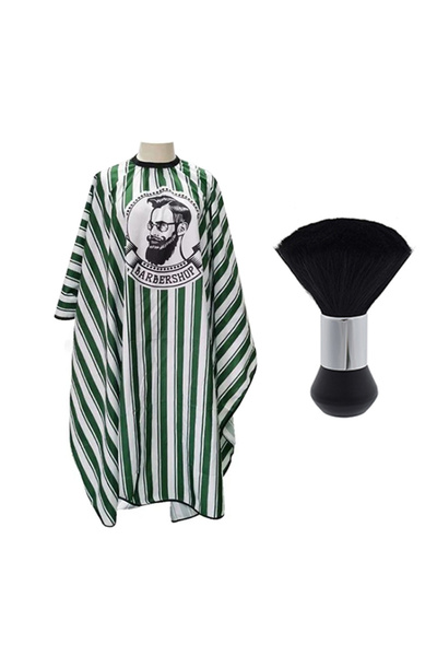 Choice1 Green-2pcs 2pcs/3pcs Antistatic Hairdresser Apron Hair Cut Cape Hairdress Gown Cape Hair Barber Cutt