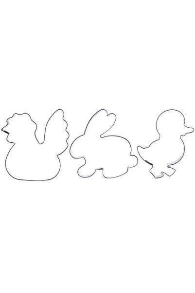 shumee Forme de biscuiți din oțel pentru Paște 6 cm 3 buc.