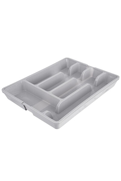 shumee Extendable cutlery drawer, grey, 36.5x27.5 cm