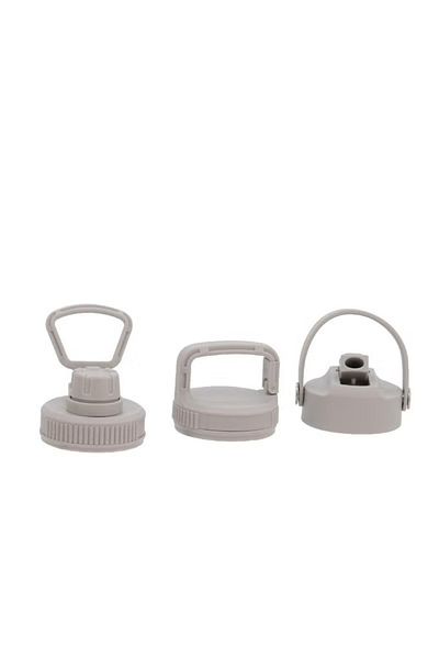 Atrium Double Wall Vacuum Tumbler with 3 Interchangeable Caps for Hot & Cold Drinks