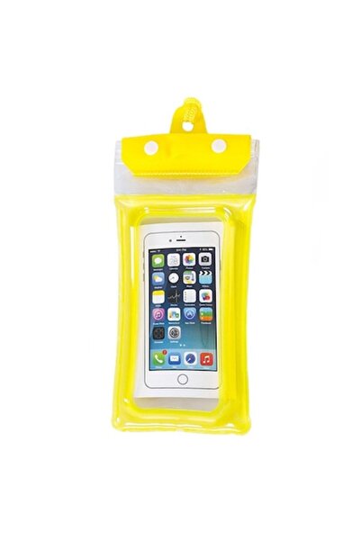 SOFAL Waterproof Zip Underwater Pouch (Snowproof), Universal, with Lanyard - Yellow