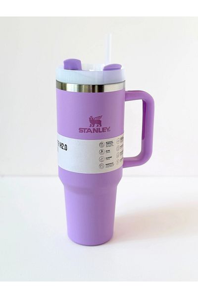 Stanley The Quencher H2.O Flowstate Tumbler 1.18L- 40oz Pomelo Thermos Cute Purple