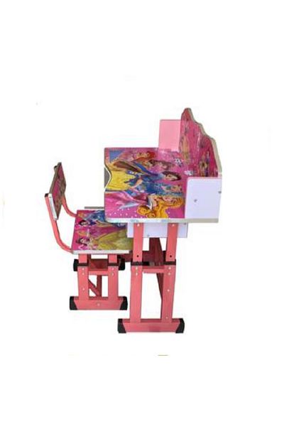 Generic Handmade Toby Wood Children's Study Table and Chair Set