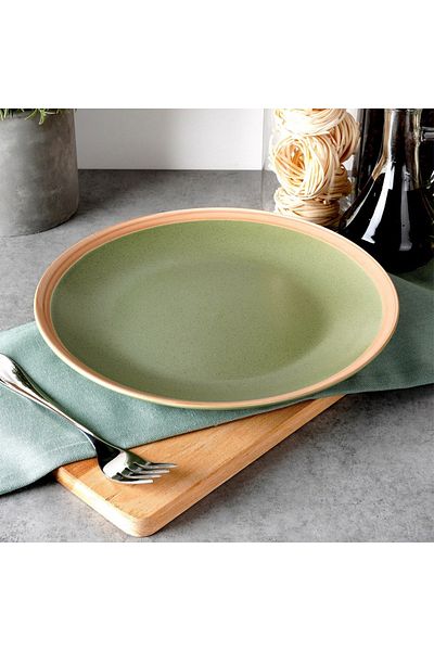 shumee ARTHENA GREEN ceramic dinner plate 27 cm
