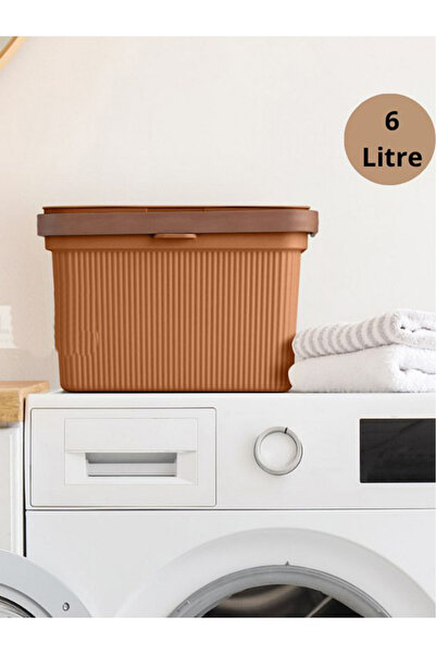 FERAH PLASTİK Deterjan Saklama Kutusu Çamaşır Makinesi Üstü Kullanıma Uygun