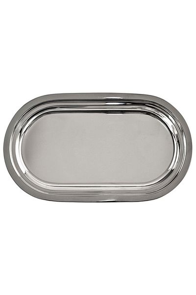 shumee Oval steel serving tray 33.5x19.5 cm