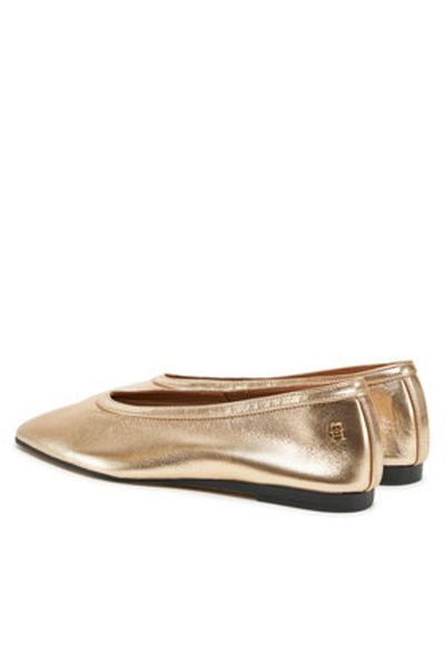 Tommy Hilfiger Women's Ballet Flats FW0FW08601 Gold
